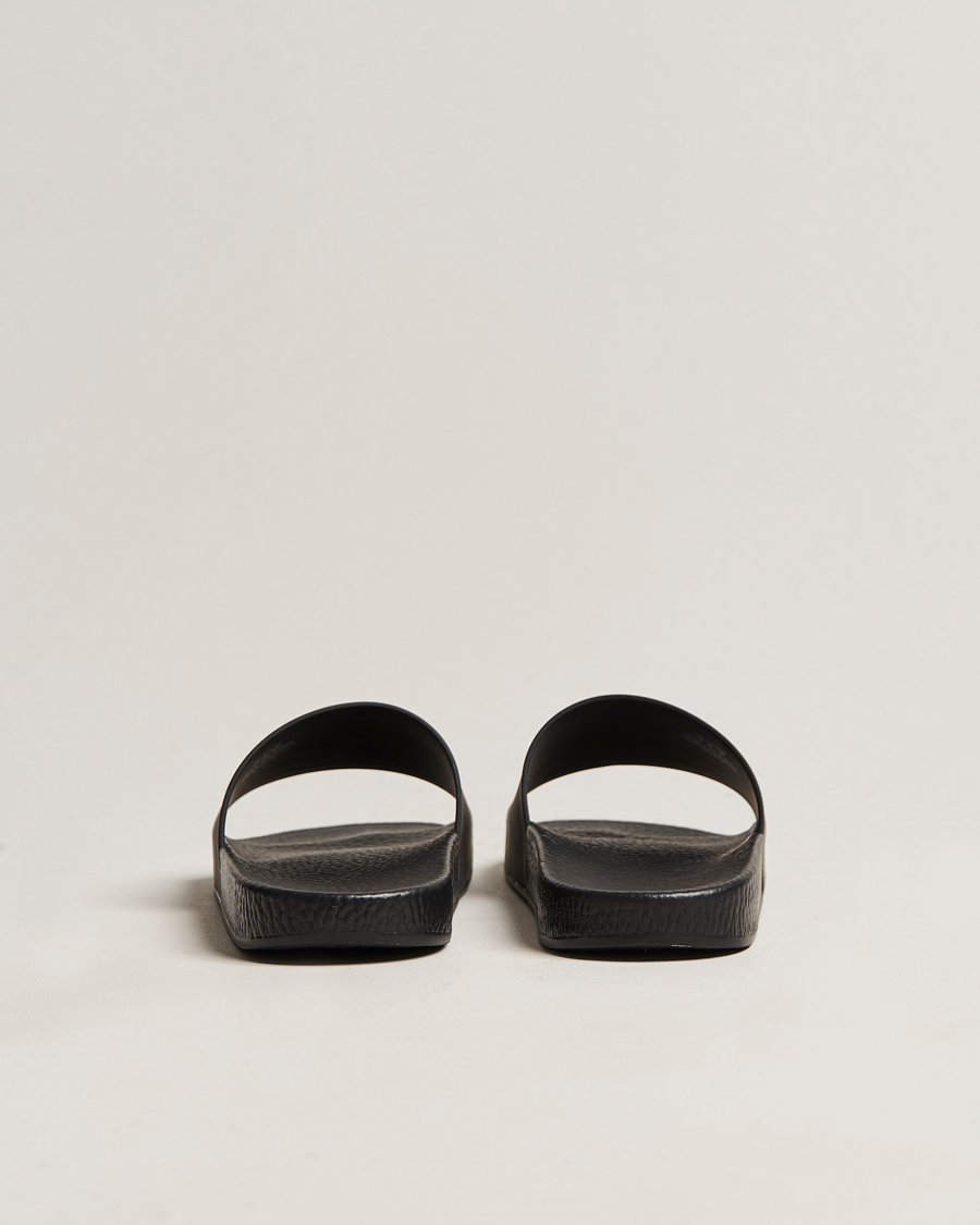 Men | Polo Ralph Lauren Logo Slides Black | Polo Ralph Lauren | Logo Slides Black