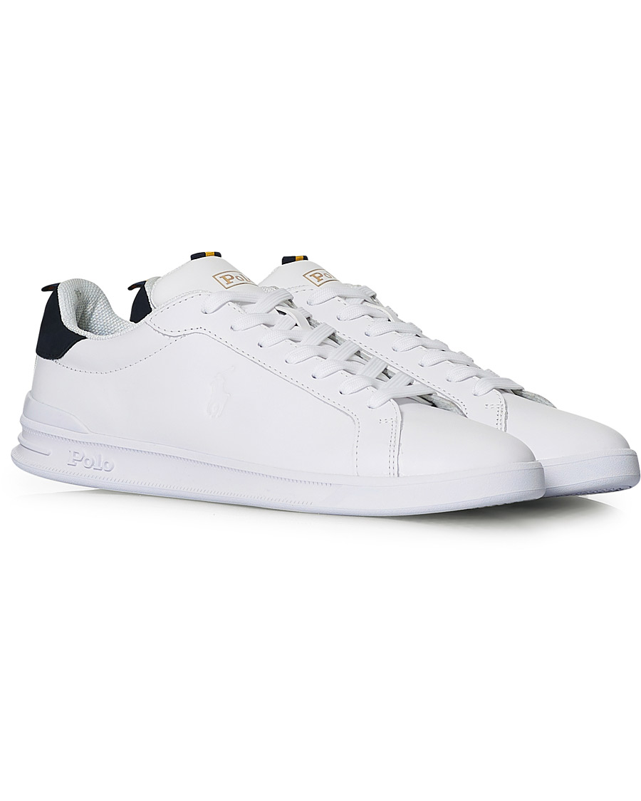 Men | Polo Ralph Lauren Heritage Court II Sneaker White/Navy | Polo Ralph Lauren | Heritage Court II Sneaker White/Navy
