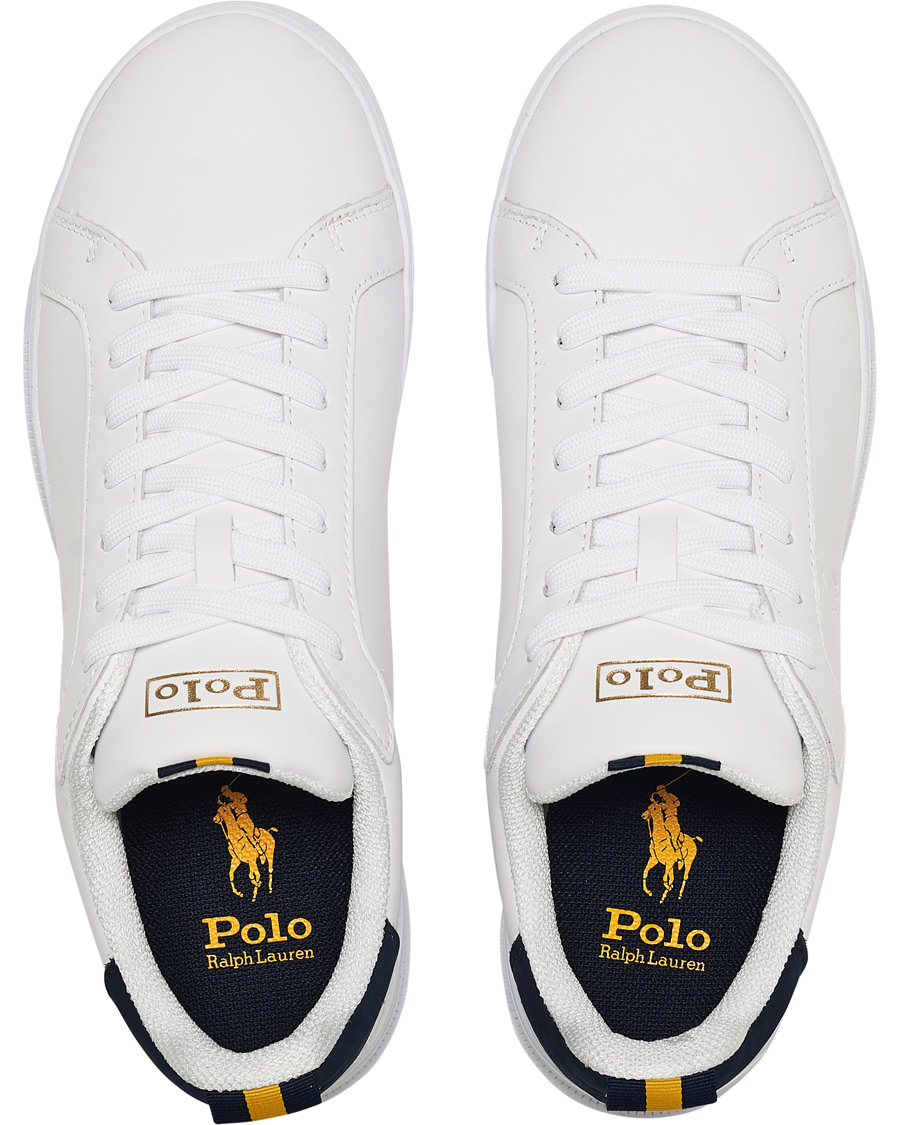 Men | Polo Ralph Lauren Heritage Court II Sneaker White/Navy | Polo Ralph Lauren | Heritage Court II Sneaker White/Navy