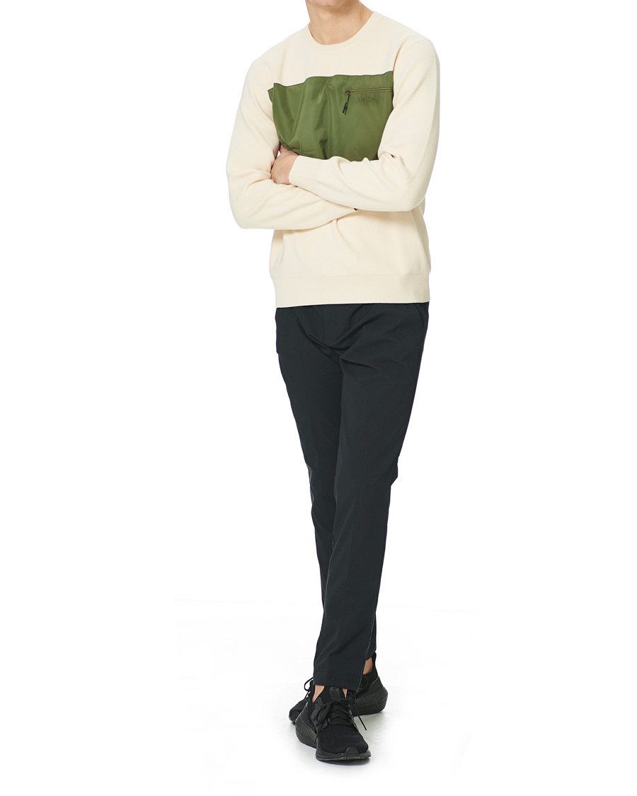 Men | Sweaters & Knitwear | RLX Ralph Lauren | Hybrid Sweater Guide Creme