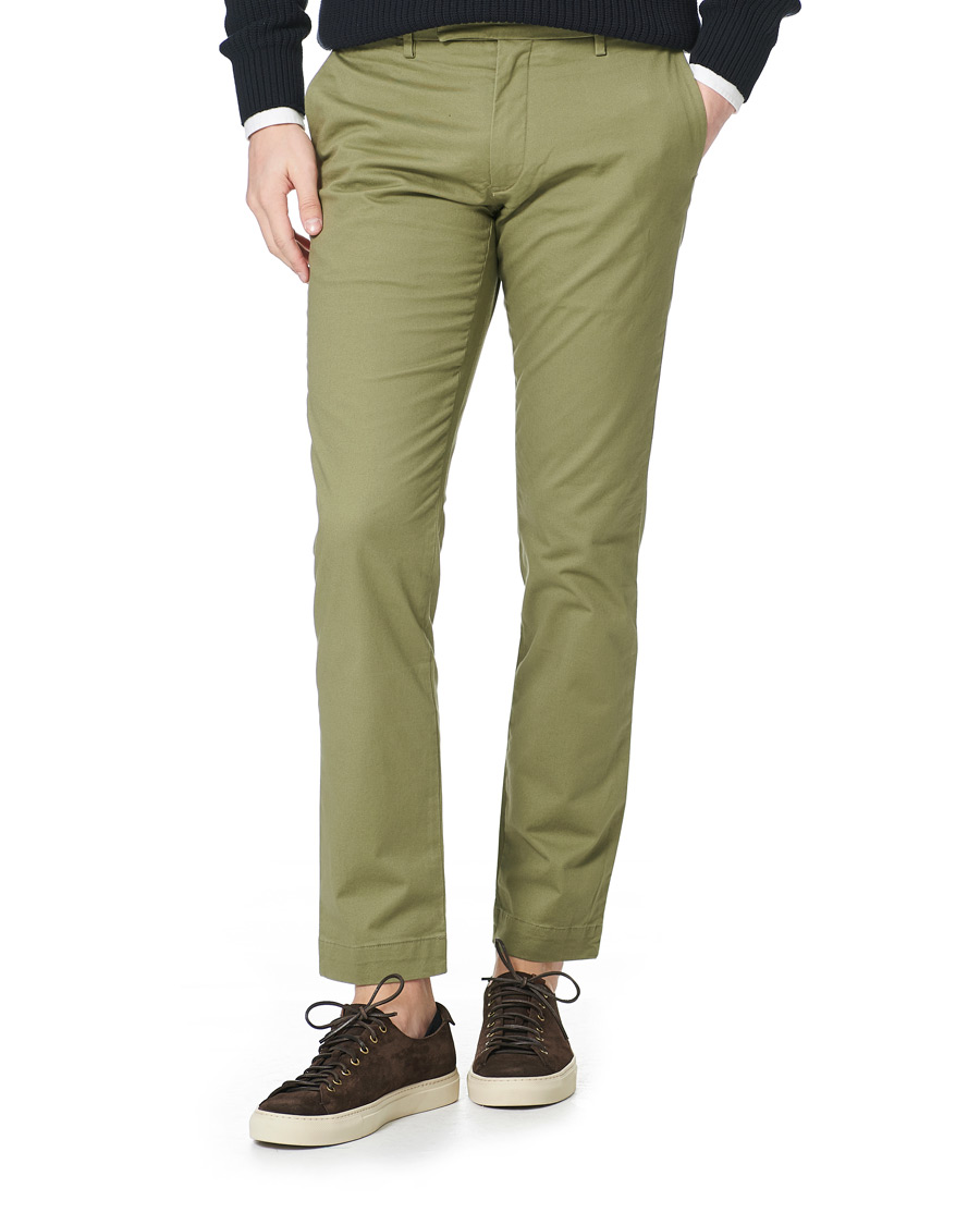 Men | Trousers | Polo Ralph Lauren | Slim Fit Stretch Chinos Sage Green