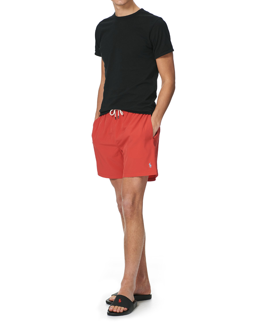Men | Swimwear | Polo Ralph Lauren | Recyceled Traveler Boxer Swimshorts Starboard Red