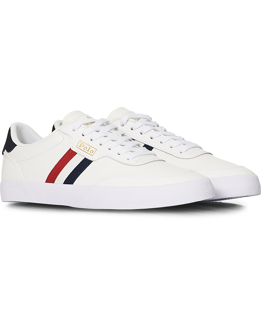 Men | Polo Ralph Lauren Court VLC Leather Sneaker White | Polo Ralph Lauren | Court VLC Leather Sneaker White