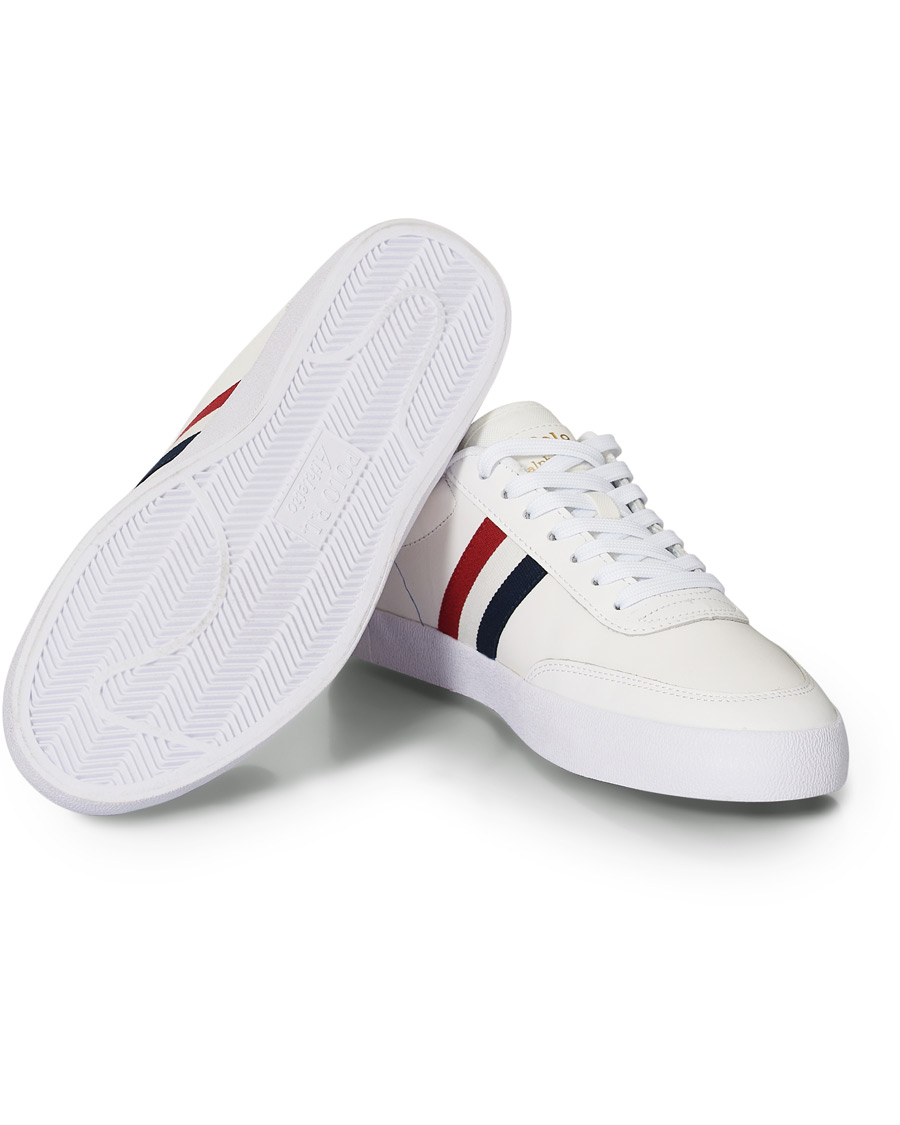 Men | Polo Ralph Lauren Court VLC Leather Sneaker White | Polo Ralph Lauren | Court VLC Leather Sneaker White