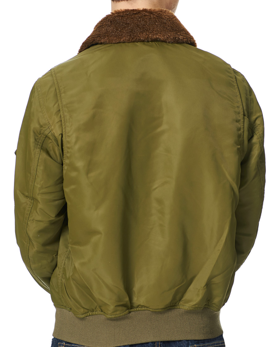 Men | Coats & Jackets | RRL | Filton Shearling Bomber Olive