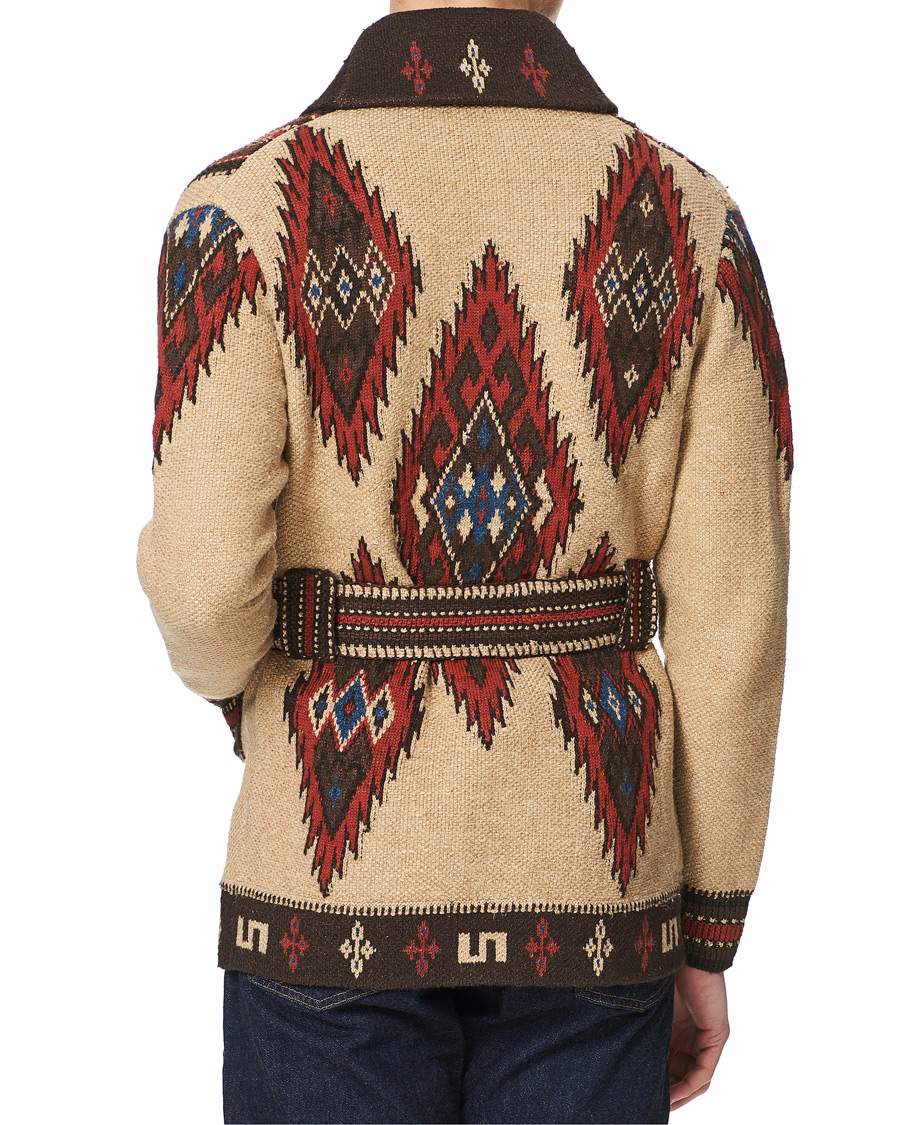 Men | Sweaters & Knitwear | RRL | Ranch Shawl Cardigan Tan/Brown