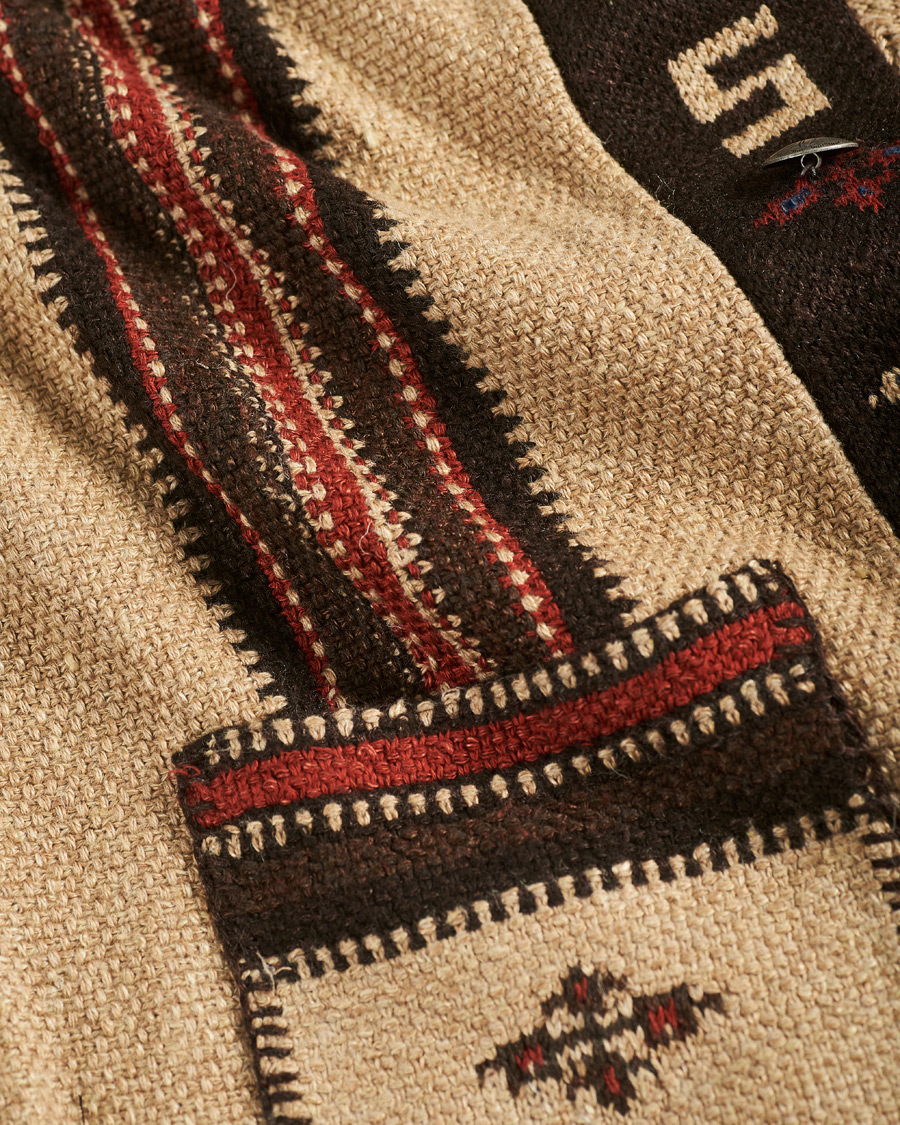 Men | Sweaters & Knitwear | RRL | Ranch Shawl Cardigan Tan/Brown