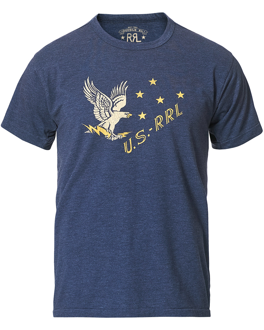 Men | T-Shirts | RRL | Graphic Tee Dark Blue