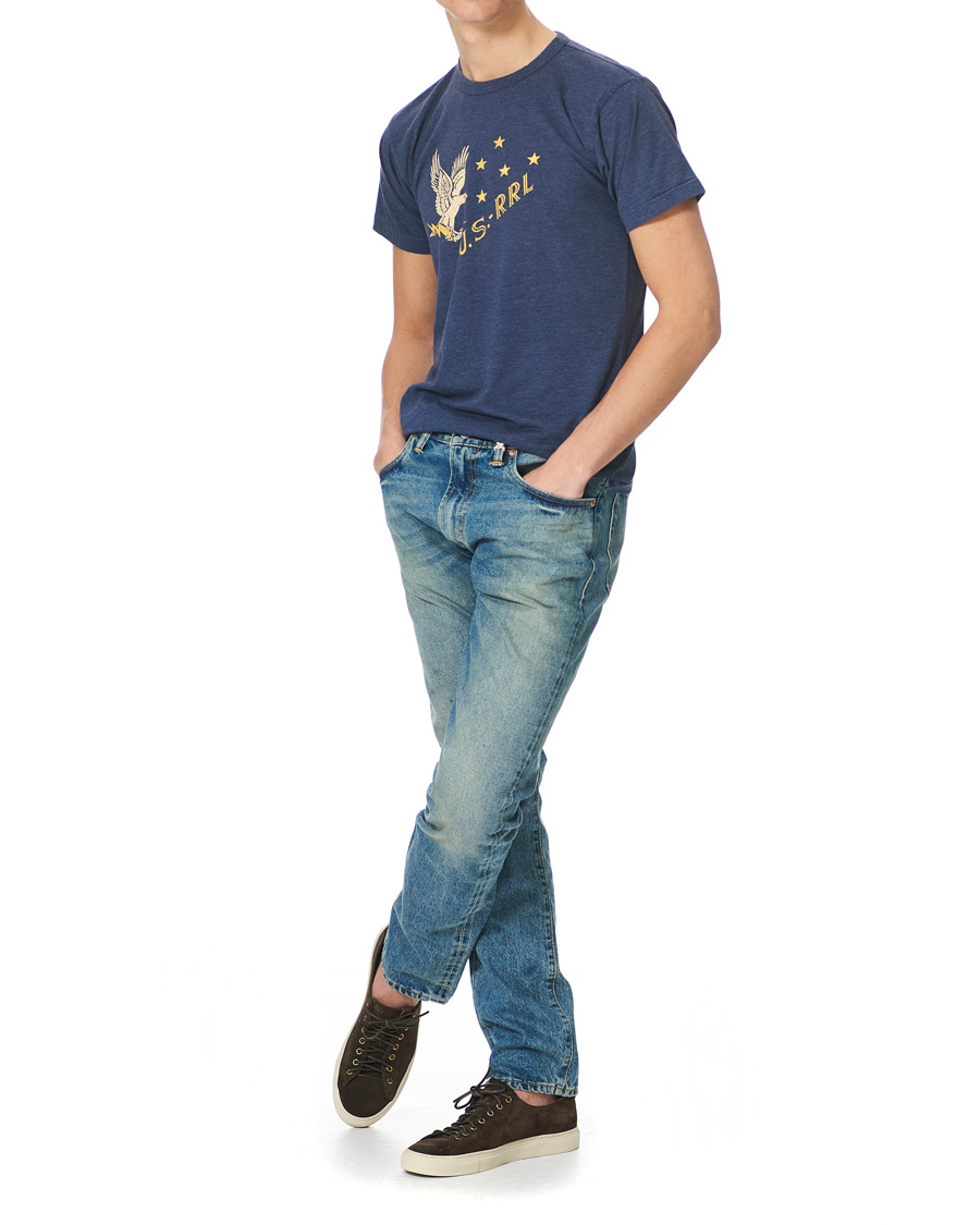 Men | T-Shirts | RRL | Graphic Tee Dark Blue