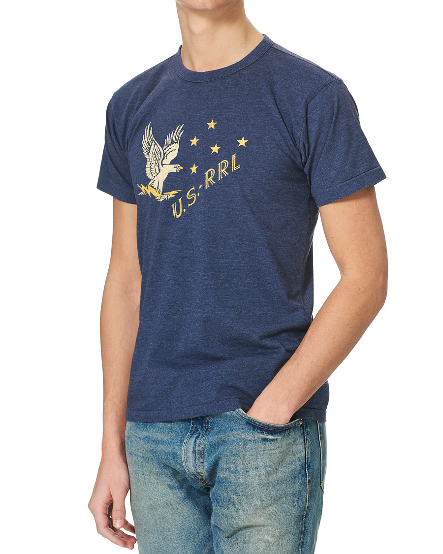 Men | T-Shirts | RRL | Graphic Tee Dark Blue