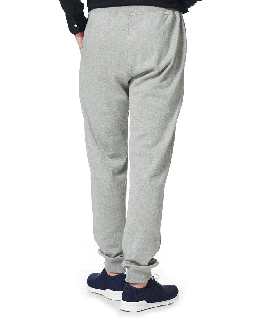 Men | Trousers | Kiton | Soft Cotton Joggers Light Grey