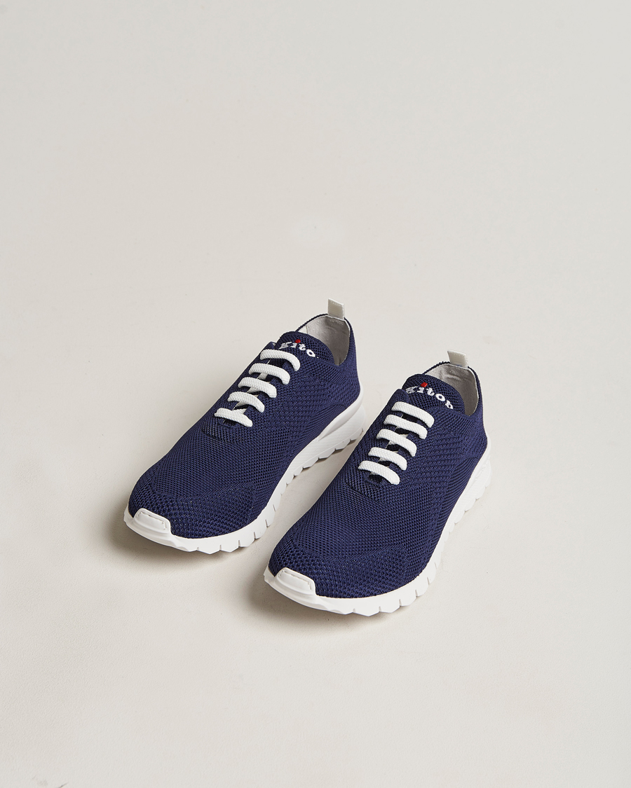 Men | Kiton Mesh Running Sneakers Navy | Kiton | Mesh Running Sneakers Navy