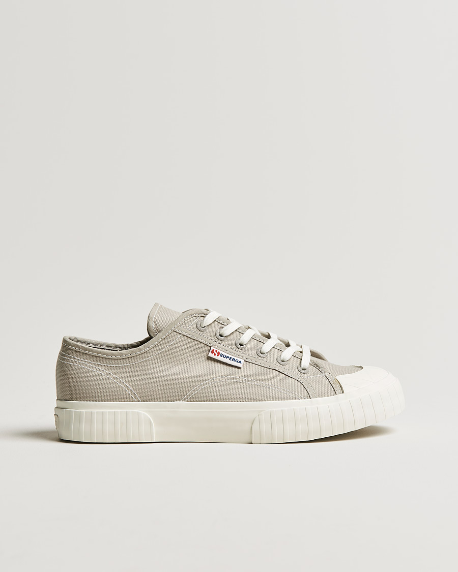 Men | Superga Canvas Stripe Sole Sneaker Grey | Superga | Canvas Stripe Sole Sneaker Grey