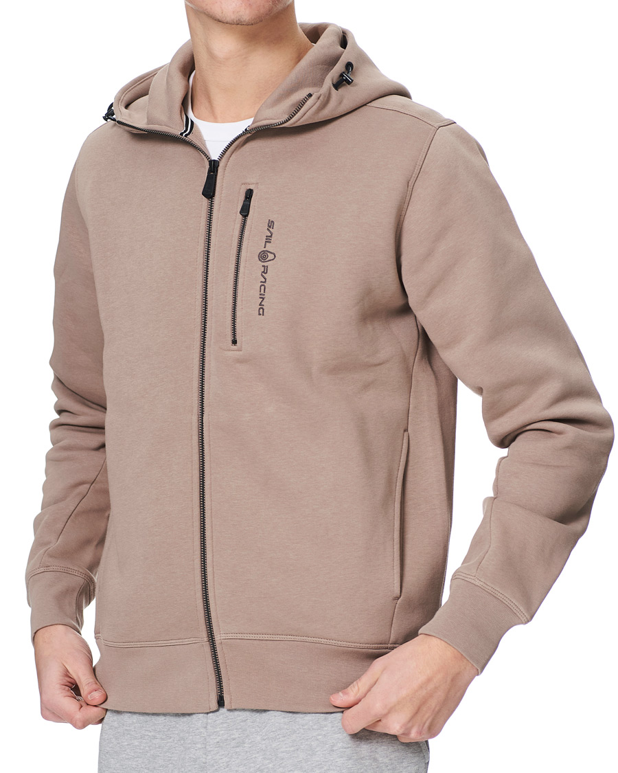 Men | Sweaters & Knitwear | Sail Racing | Bowman Zip Hood Sand