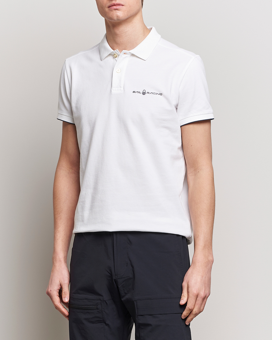 Men | Polo Shirts | Sail Racing | Bowman Polo White