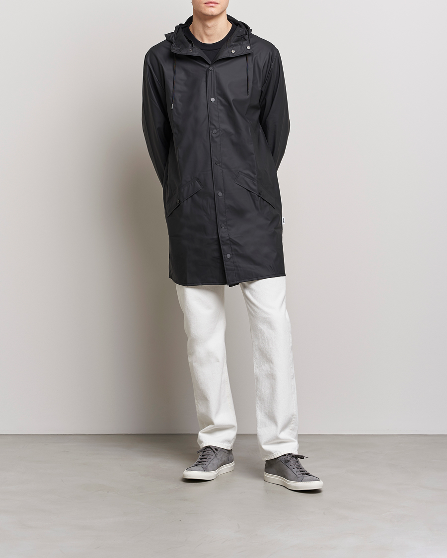 Men | Coats & Jackets | RAINS | Long Jacket Black