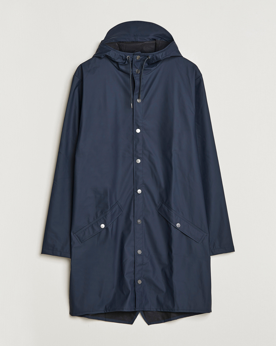 Men | Coats & Jackets | RAINS | Long Jacket Navy