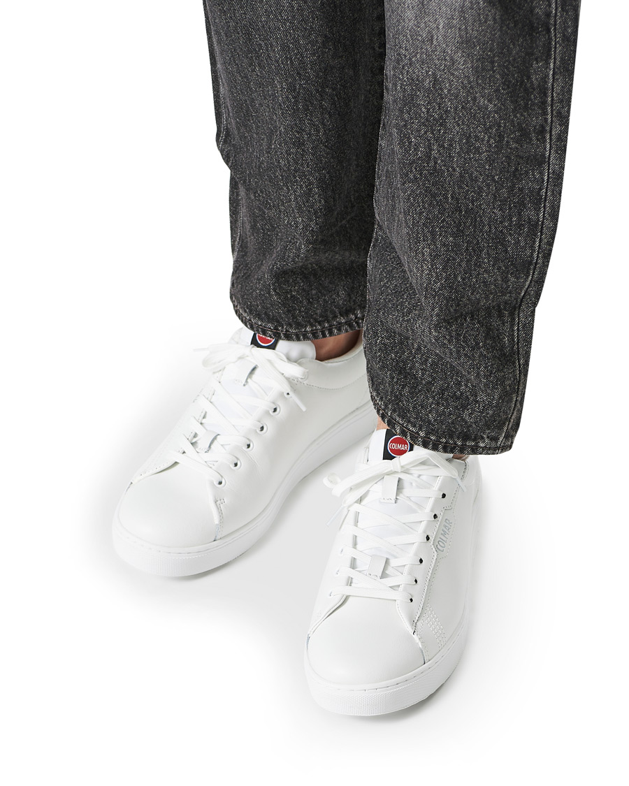 Men | Colmar Bates Retro Tennis Sneaker White | Colmar | Bates Retro Tennis Sneaker White
