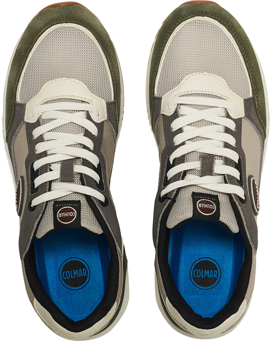 Men | Colmar Dalton Vice Sneaker Beige/Green/White | Colmar | Dalton Vice Sneaker Beige/Green/White