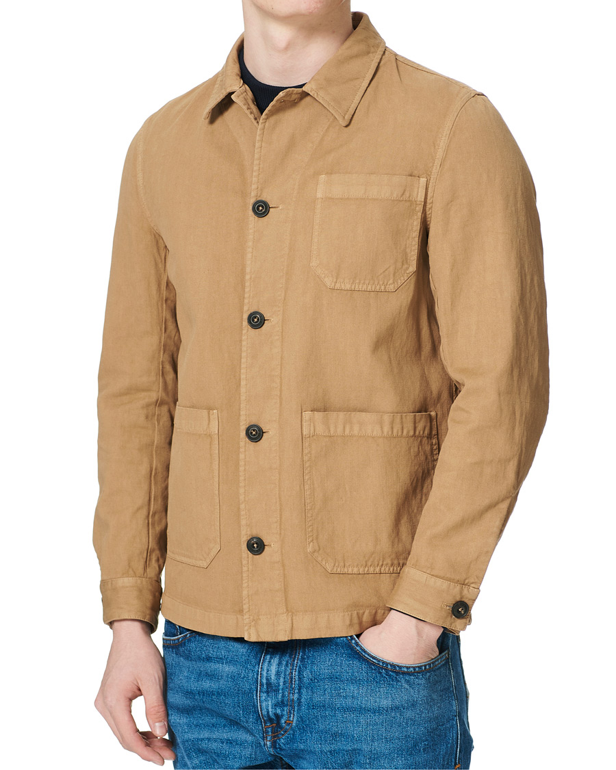 Men | Shirts | L.B.M. 1911 | Cotton/Linen Overshirt Beige