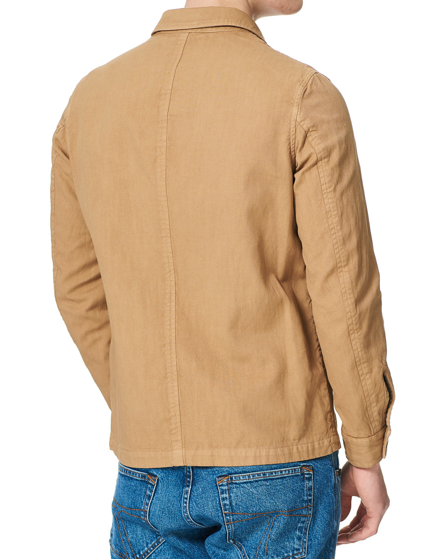 Men | Shirts | L.B.M. 1911 | Cotton/Linen Overshirt Beige