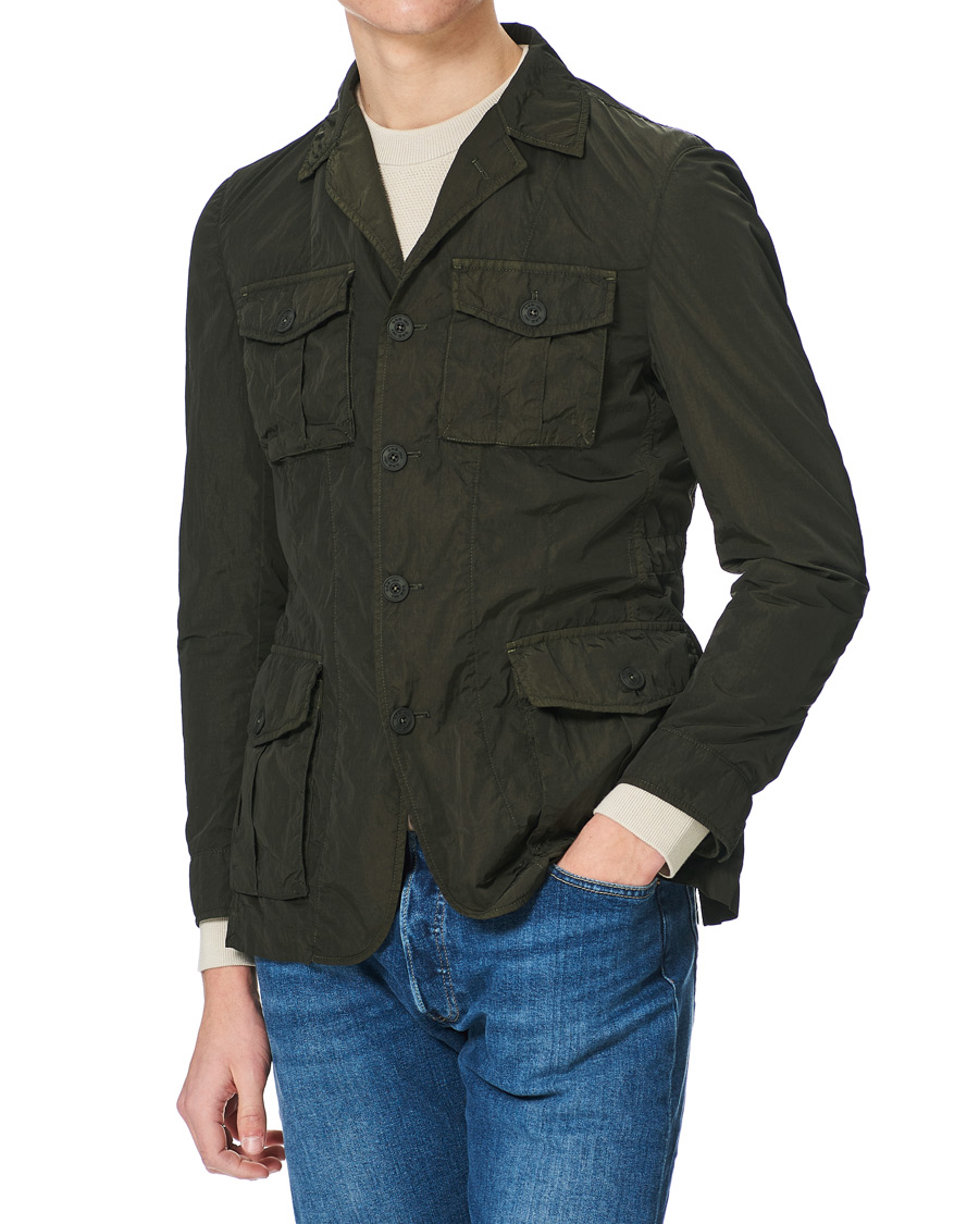 Men | Coats & Jackets | L.B.M. 1911 | Garment Dyed Nylon Field Jacket Olive