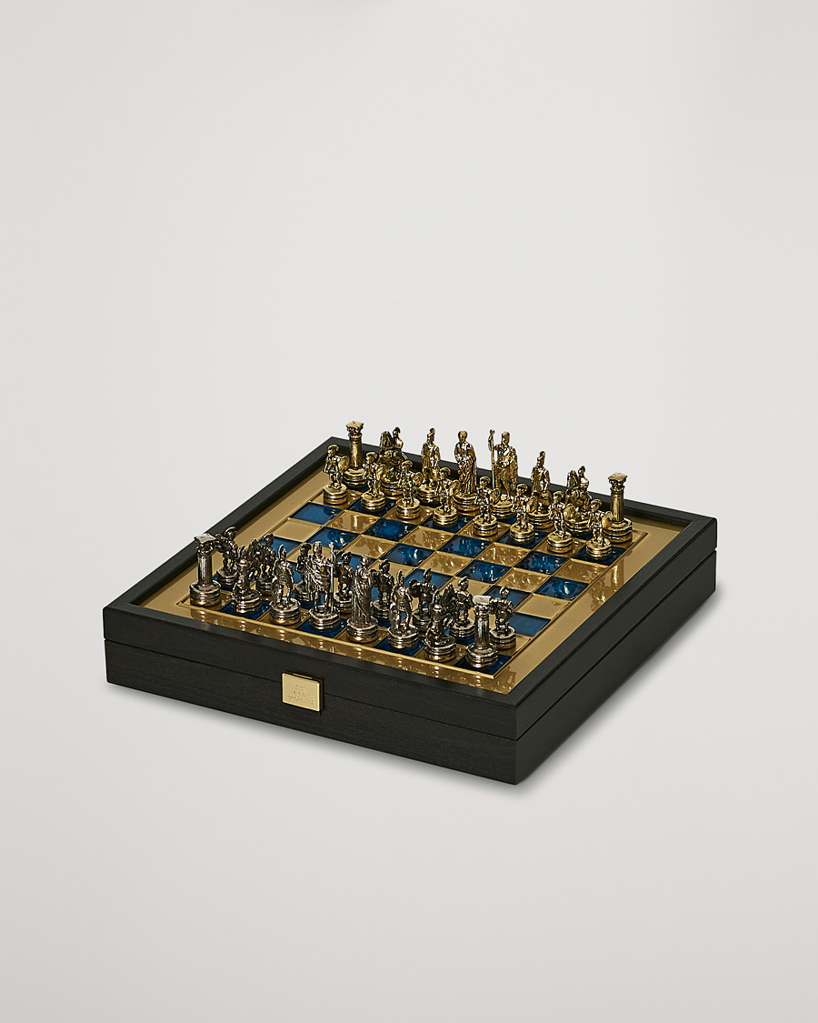 Men | Games | Manopoulos | Greek Roman Period Chess Set Blue