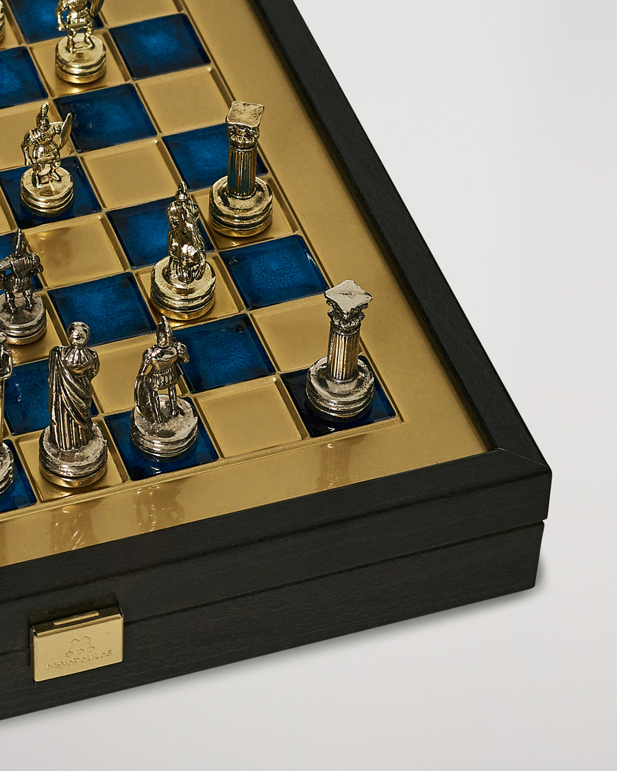 Men | Games | Manopoulos | Greek Roman Period Chess Set Blue