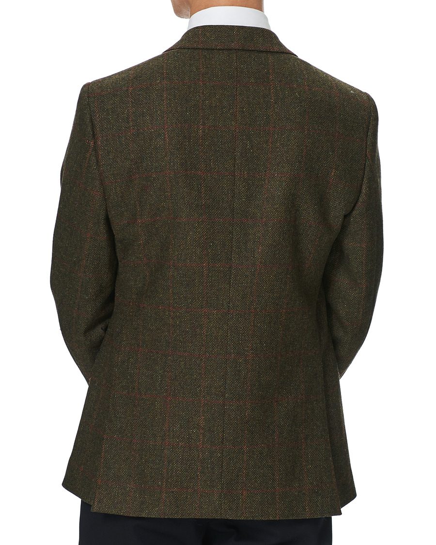 Men | Blazers | Walker Slater | William Lambswool Tweed Jacket Green Red