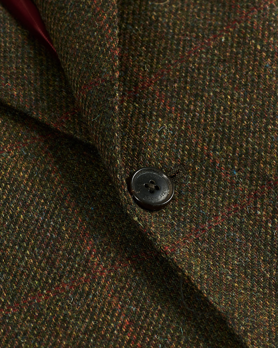 Men | Blazers | Walker Slater | William Lambswool Tweed Jacket Green Red