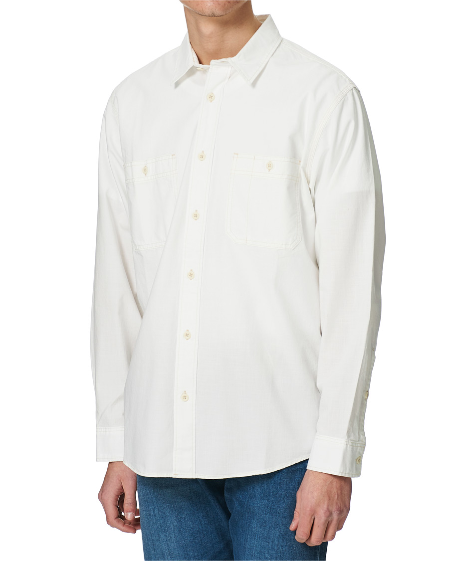 Men | Shirts | Filson | Chambray CPO Shirt White