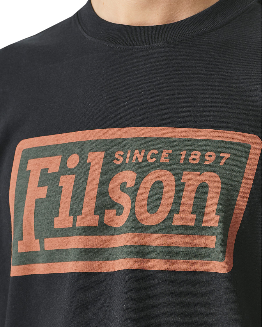 Men | T-Shirts | Filson | Made In USA Pioneer Graphic Tee Black