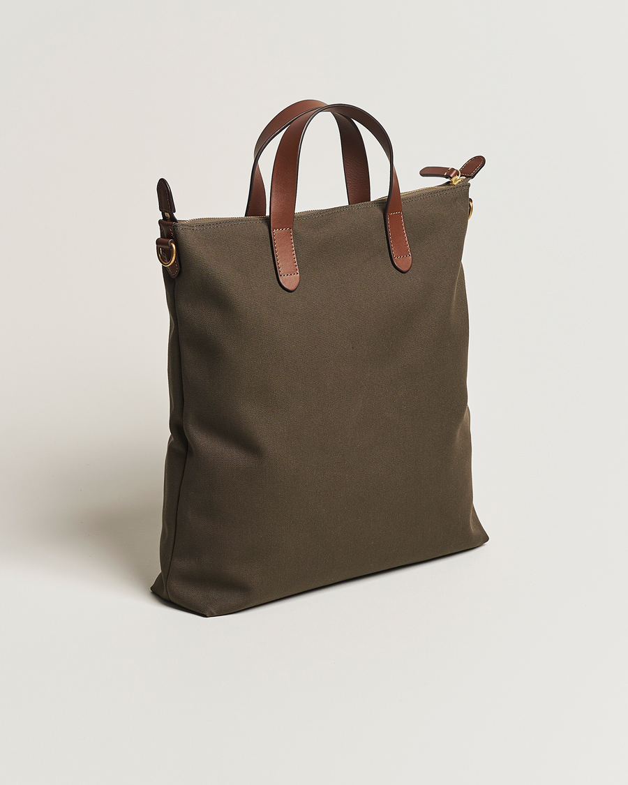 Men | Bags | Mismo | M/S Canvas Shopper Army/Cuoio