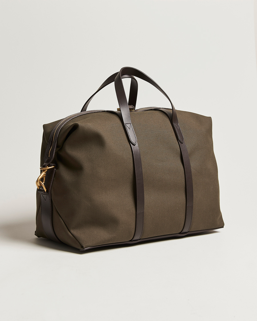 Men | Bags | Mismo | M/S Avail 48h Nylon Weekendbag Army/Dark Brown