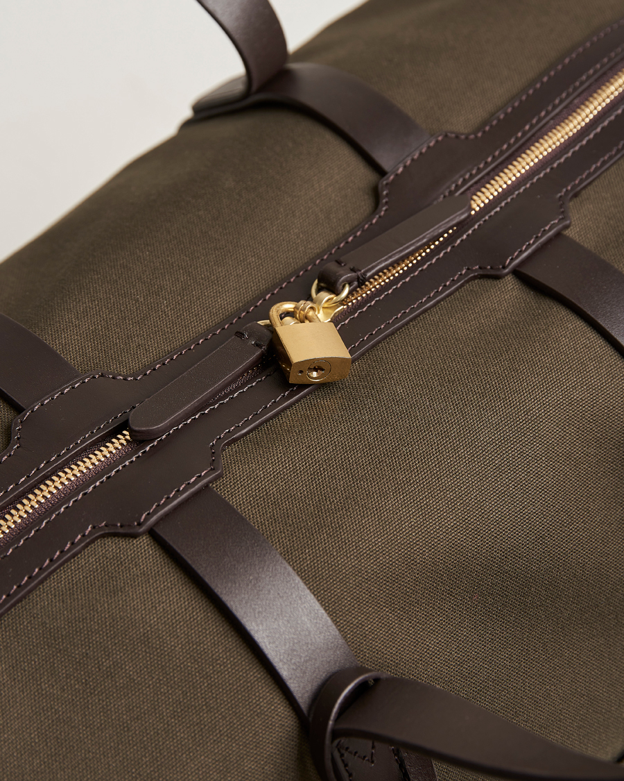 Men | Bags | Mismo | M/S Avail 48h Nylon Weekendbag Army/Dark Brown