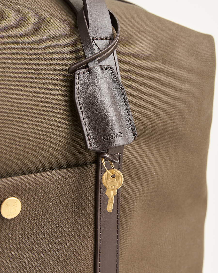 Men | Bags | Mismo | M/S Avail 48h Nylon Weekendbag Army/Dark Brown