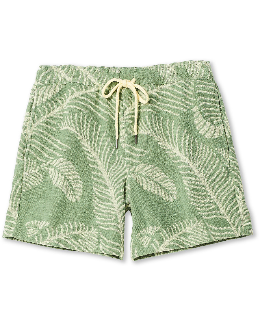 Men | Shorts | OAS | Banana Leaf Terry Shorts Green