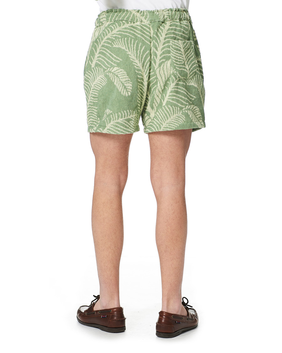 Men | Shorts | OAS | Banana Leaf Terry Shorts Green