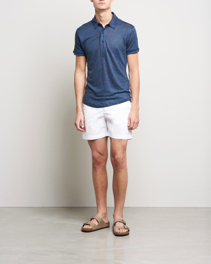 Men | Swimwear | Orlebar Brown | Bulldog II Medium Length Swim Shorts White