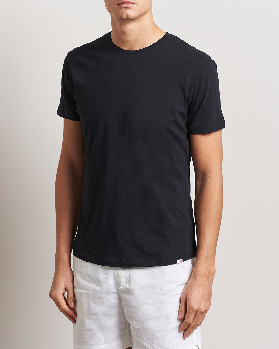 Men | T-Shirts | Orlebar Brown | OB Crew Neck Tee Black