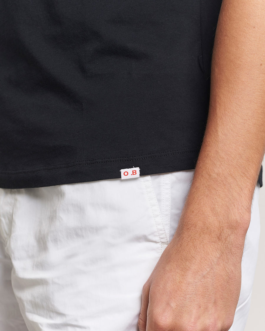 Men | T-Shirts | Orlebar Brown | OB Crew Neck Tee Black