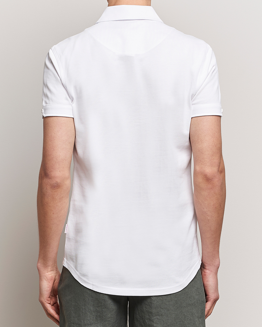 Men | Polo Shirts | Orlebar Brown | Sebastian Tailored Cotton Polo White