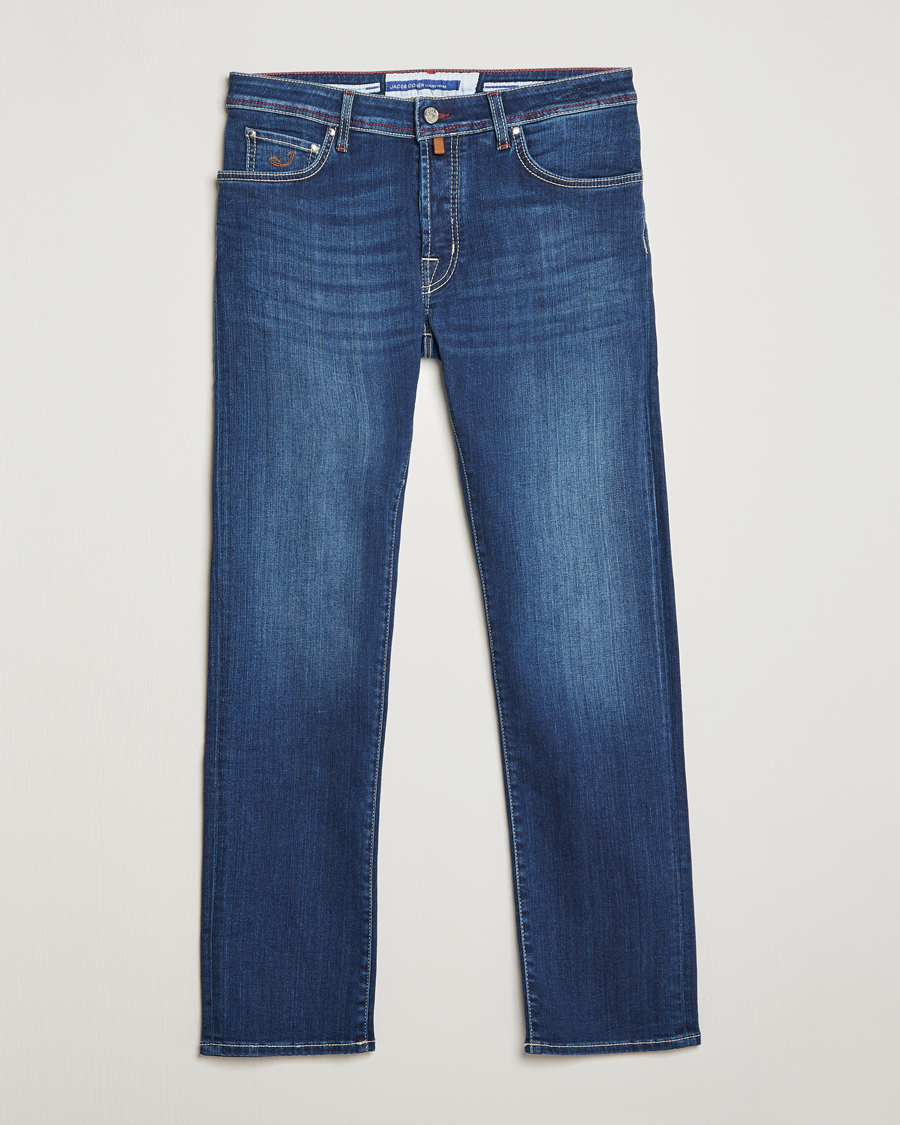 Men | Jeans | Jacob Cohën | Nick 622 Slim Fit Stretch Jeans Medium Dark