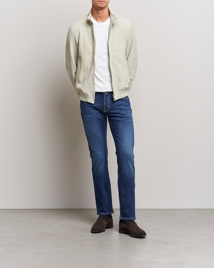 Men | Jeans | Jacob Cohën | Nick 622 Slim Fit Stretch Jeans Medium Dark