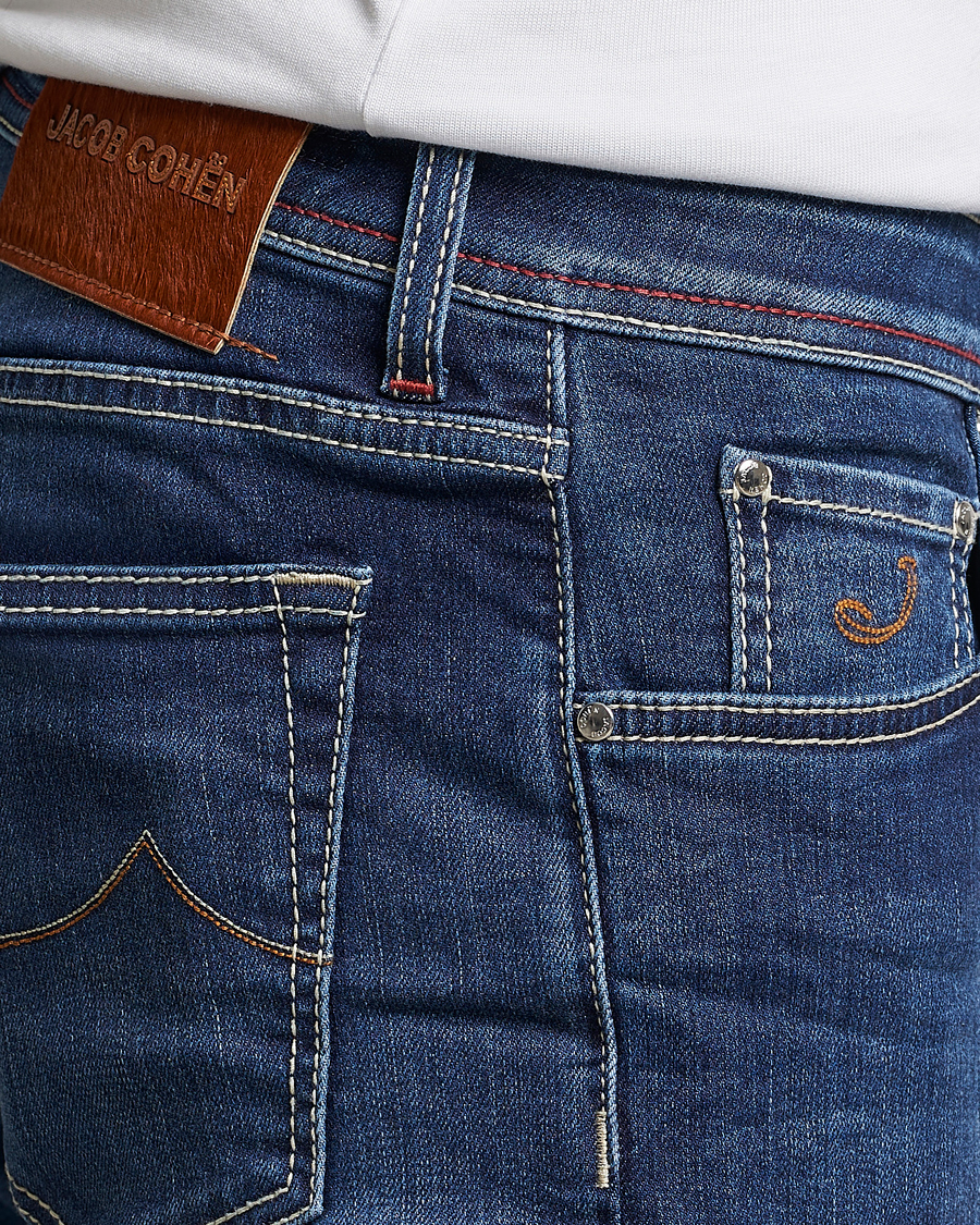 Men | Jeans | Jacob Cohën | Nick 622 Slim Fit Stretch Jeans Medium Dark