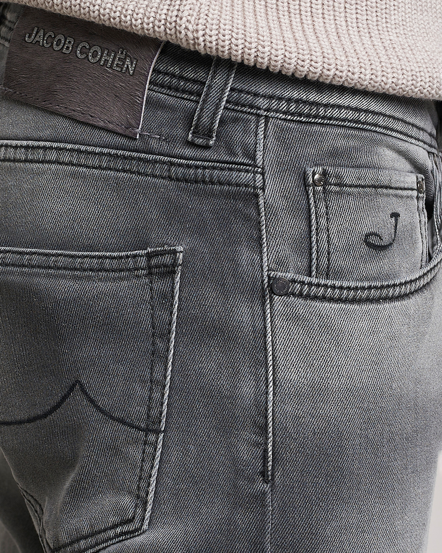Men | Jeans | Jacob Cohën | Nick 622 Slim Fit Stretch Jeans Black Medium Wash
