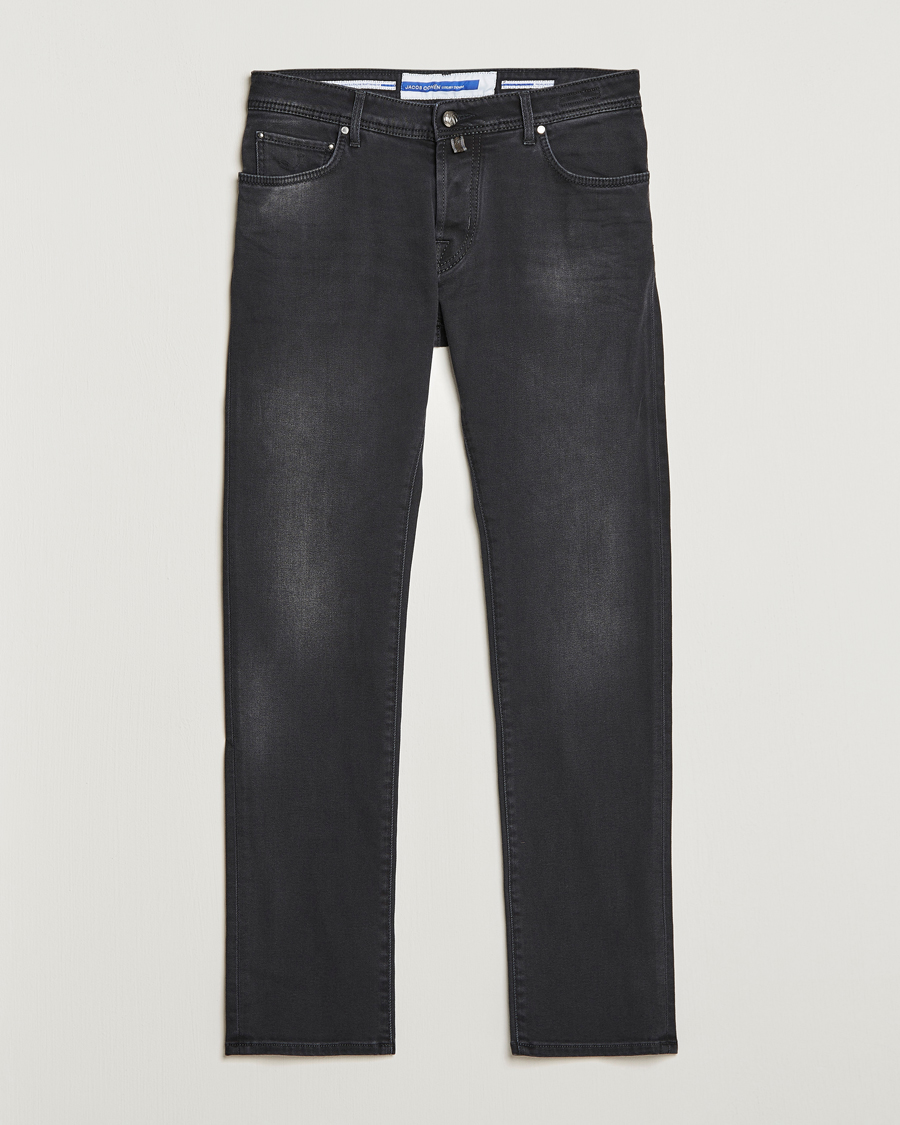 Men | Jeans | Jacob Cohën | Nick 622 Slim Fit Stretch Jeans Black Dark Stone