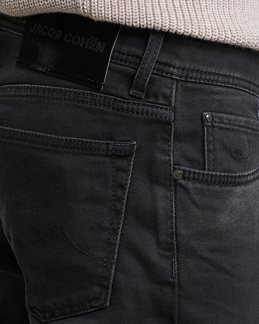 Men | Jeans | Jacob Cohën | Nick 622 Slim Fit Stretch Jeans Black Dark Stone