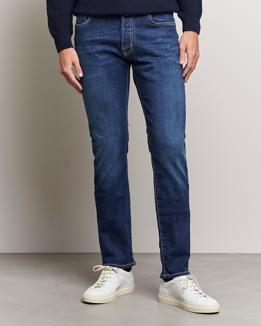 Men | Jeans | Jacob Cohën | Bard 688 Slim Fit Stretch Jeans Medium Dark
