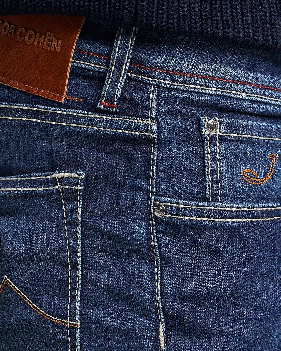 Men | Jeans | Jacob Cohën | Bard 688 Slim Fit Stretch Jeans Medium Dark